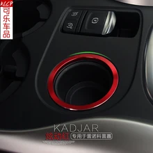 Per Renault Kadjar 2015 2016 2017 2018, di Alta Qualità in lega di alluminio di accensione anello decorativo Auto-Per Lo Styling Accessori Auto Cina