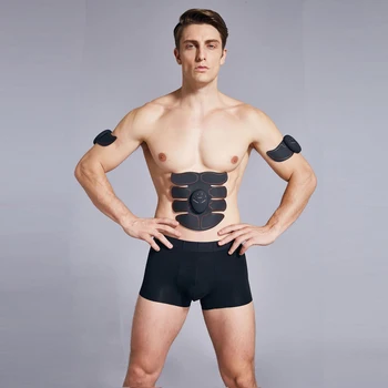 

Muscle Stimulator ABS Abdominal Smart EMS Muscle Toner Body Fitness Shaping Massage Patch Sliming Trainer Exerciser Unisex