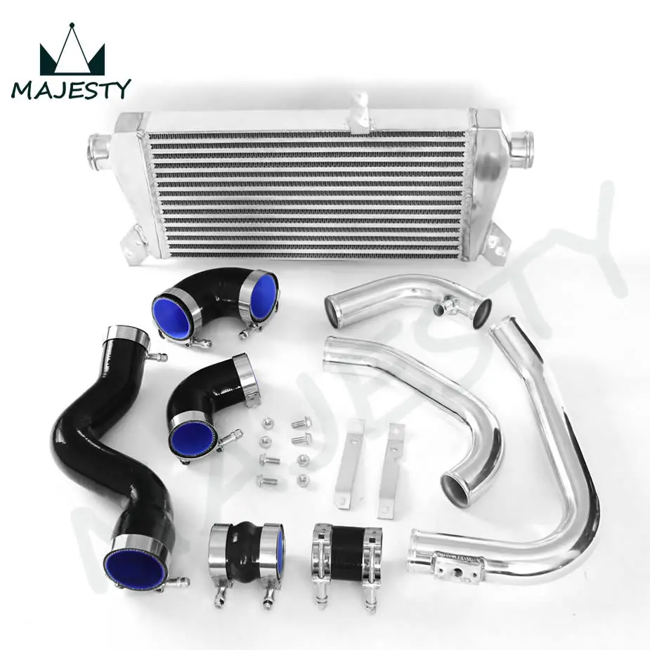 

New Front Mount Intercooler Kit for Audi A4 1.8T Turbo B6 Quattro 2002-2006 silicone hose color black