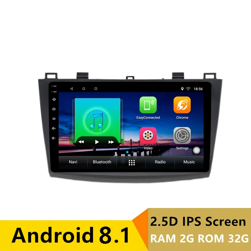 

9" 2G RAM 32G ROM Android Car DVD Video Player GPS for Mazda 3 Mazda3 2010 2011 2012 2013 audio radio stereo navigation headunit