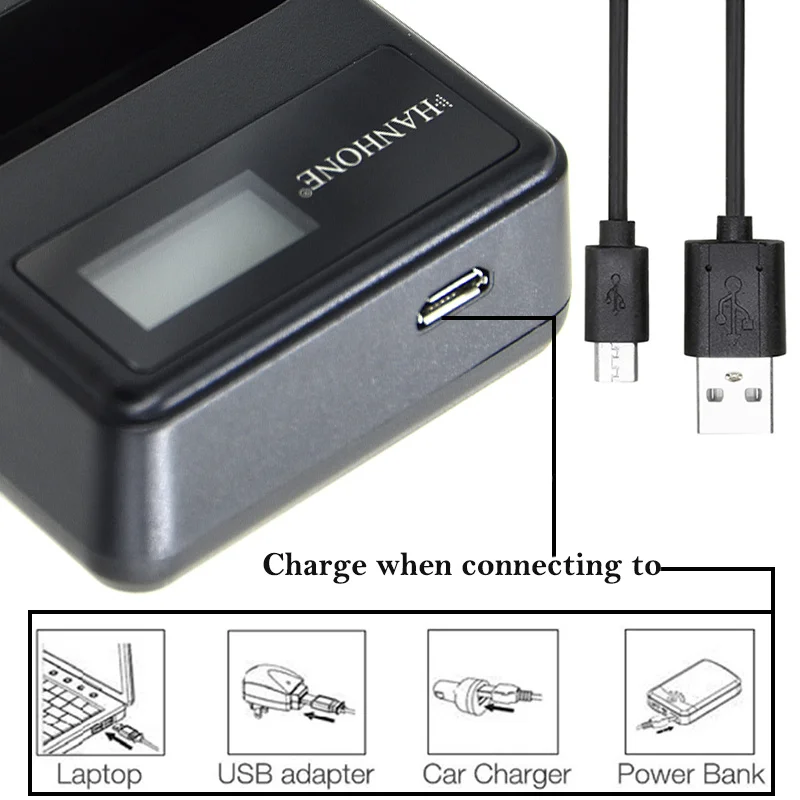 1 шт. PG1050 SJ4000 PG900 зарядное устройство USB LCD двойное для SJCAM SJ5000 SJ6000 SJ8000 M10 EKEN 4K H8 H9 GIT
