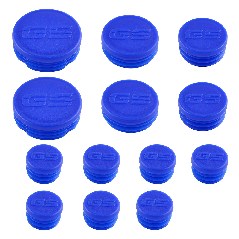 NICECNC пластик 13 шт. рамки колпачки набор рамки отверстие крышки заглушки для BMW R1200GS LC R 1200GS R 1200 GS Приключения 2013 - Цвет: Синий