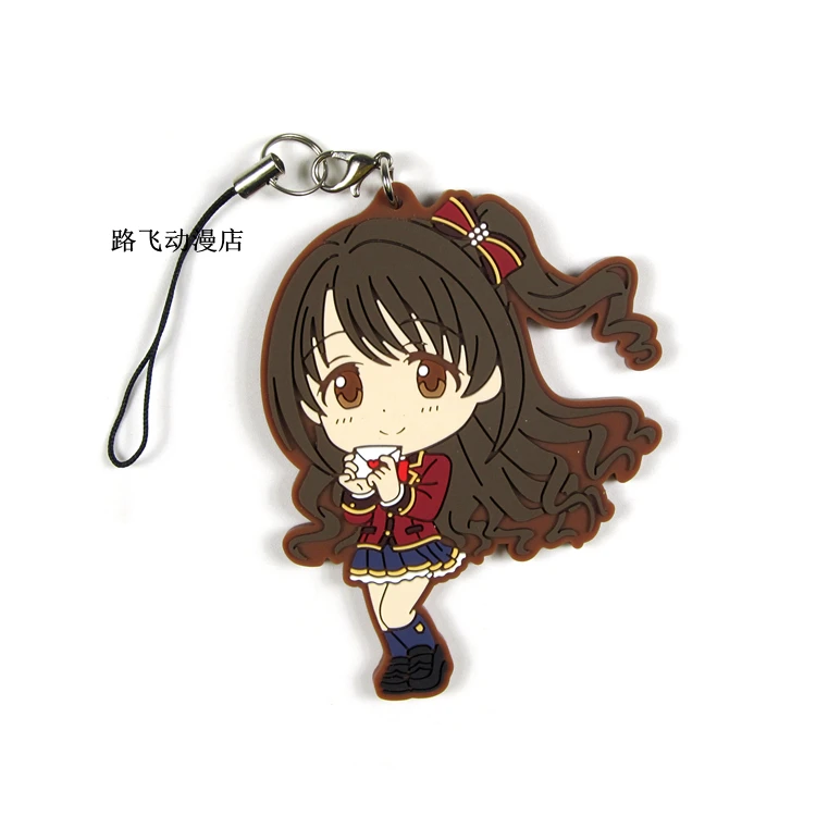 Экшн фигурка Kanzaki Ranko THE IDOLM @ STER Рин Сибуя аниме модель резиновый брелок кулон