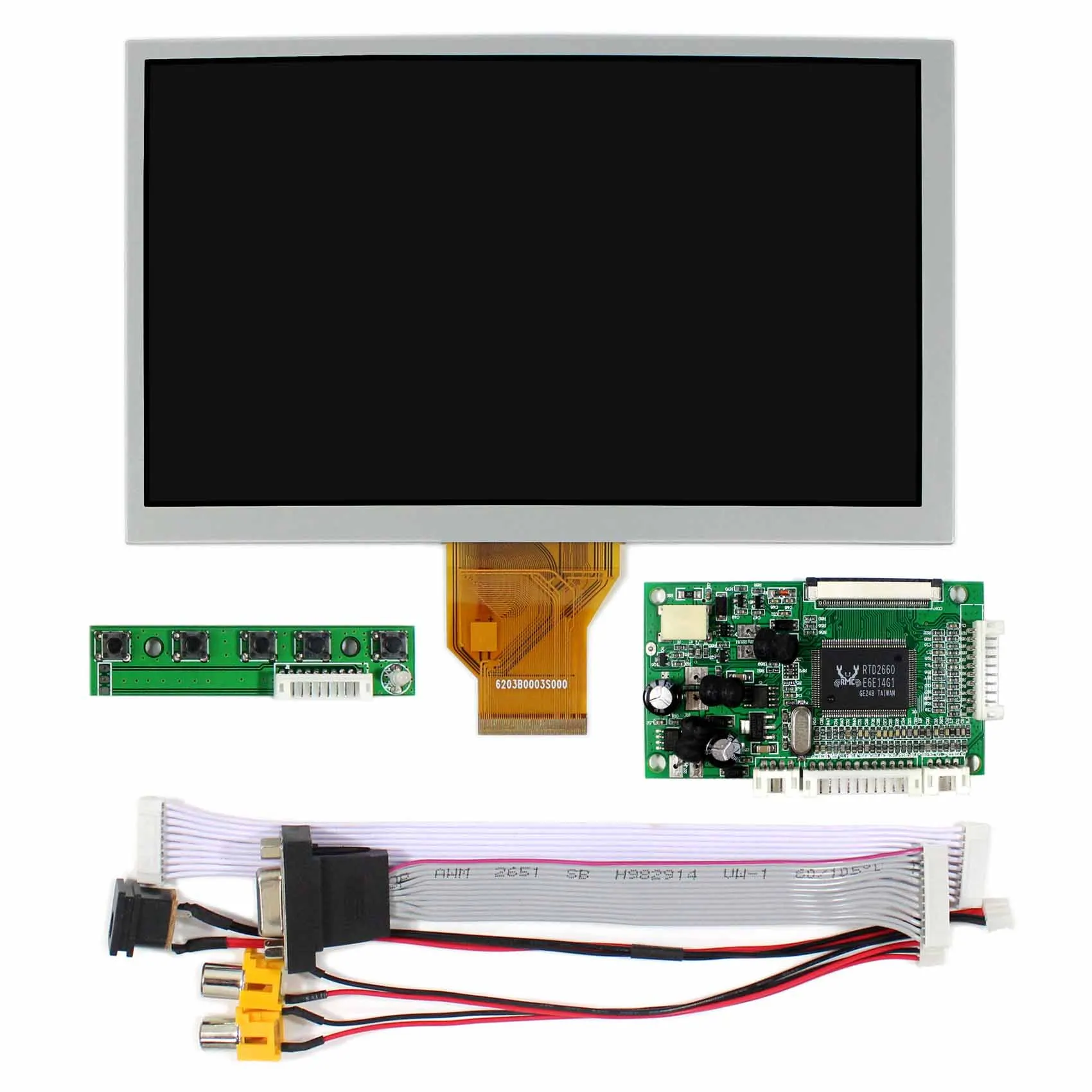 8 дюймов 800x480 tft lcd с vga, 2av ЖК-плата контроллера