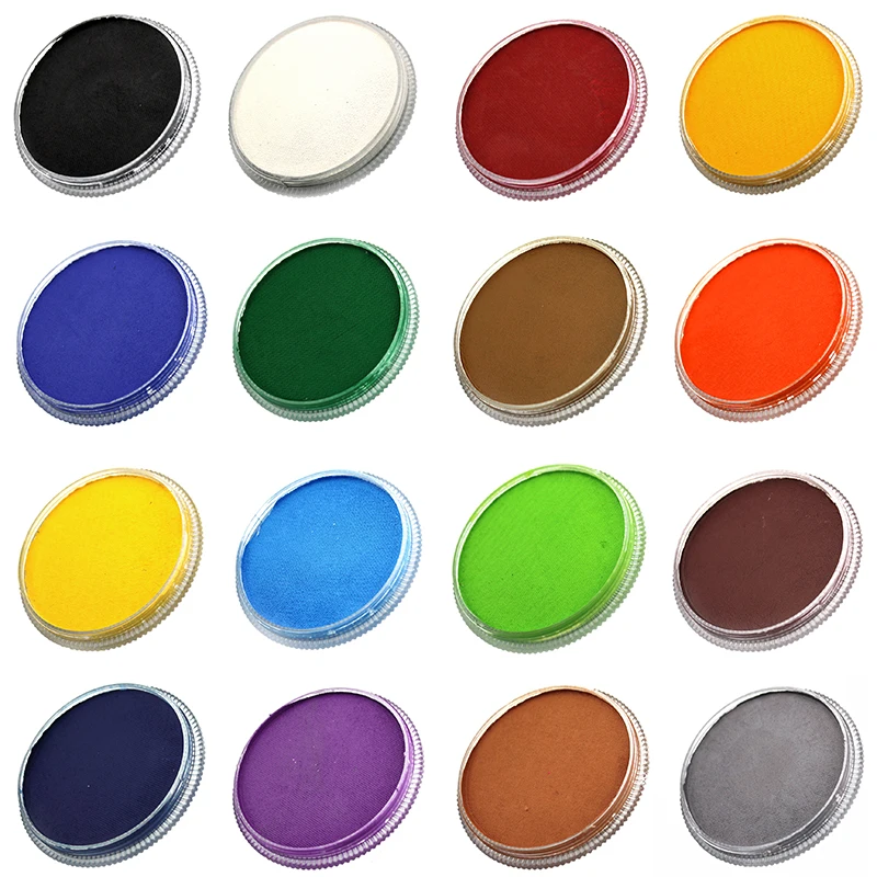 

OPHIR 50g Body Paint Face Rainbow Ink Makeup Pigment Multicolor Series Body Tattoo Art for Halloween _RT009