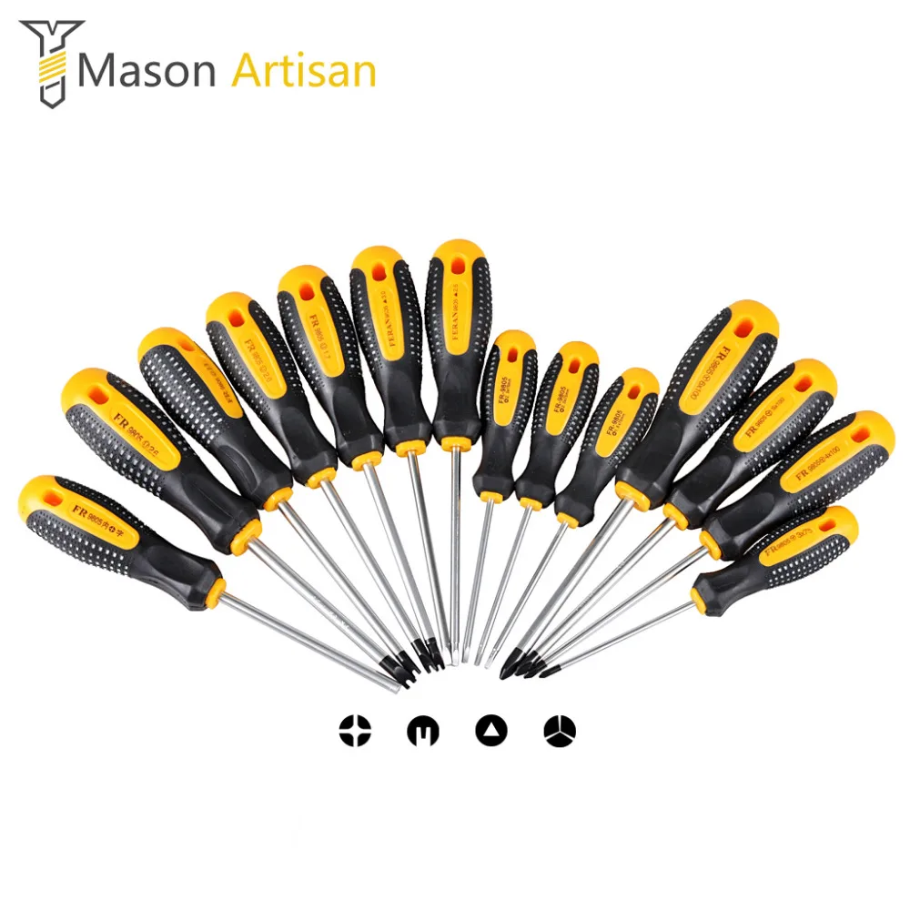 

14Pcs Screwdriver Set Triangle H Y type Screwdriver Hand Tools Screw Driver Set