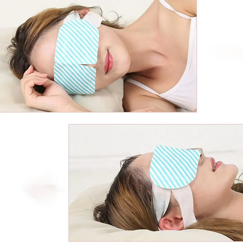 1 шт. горячий компресс для век Паровая теплая маска для сна переносная одноразовая успокаивающая маска для глаз для отдыха