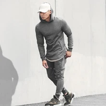 Новая брендовая одежда Бег футболка с длинным рукавом Для мужчин s футболка Homme тренажерные залы футболка Для мужчин Фитнес Crossfit masculino осень-зима Топ