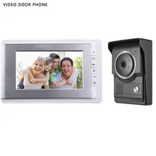 2017new stype 7INCH Video DOORPhone Intercom System TFT-LCD Color Screen Monitor Night Vision HD outdoor panel video DoorBell 2017new stype 7INCH Video DOORPhone Intercom System TFT-LCD Color Screen Monitor Night Vision HD outdoor panel video DoorBell