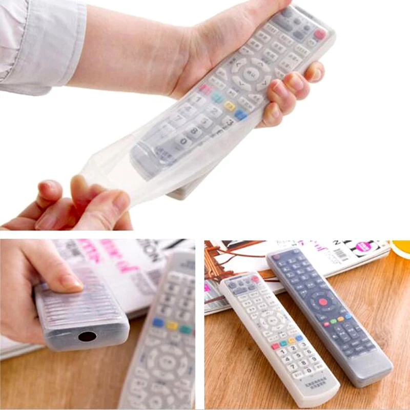 Silicone TV Remote Control Cover Air Condition Control Case Waterproof
