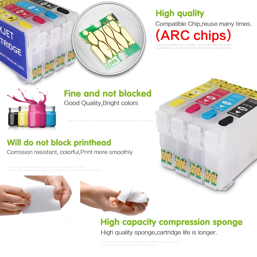 Teng 8X 16XL Cartucce Di Inchiostro Compatibili Con Epson 16 Per Epson Workforce WF-2630WF WF-2630 WF-2510 WF-2530 WF-2650 WF-2750 WF-2760 WF-2010 WF-2540 WF-2660 WF-2520 - Foto 7