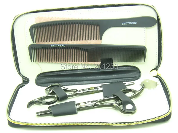 

5.5 Inch 6.0 Inch Black Sakura Professional Hair Scissors Set Steel Hairdressing Cutting Shear Thinning Trimming Clipper LZS0099