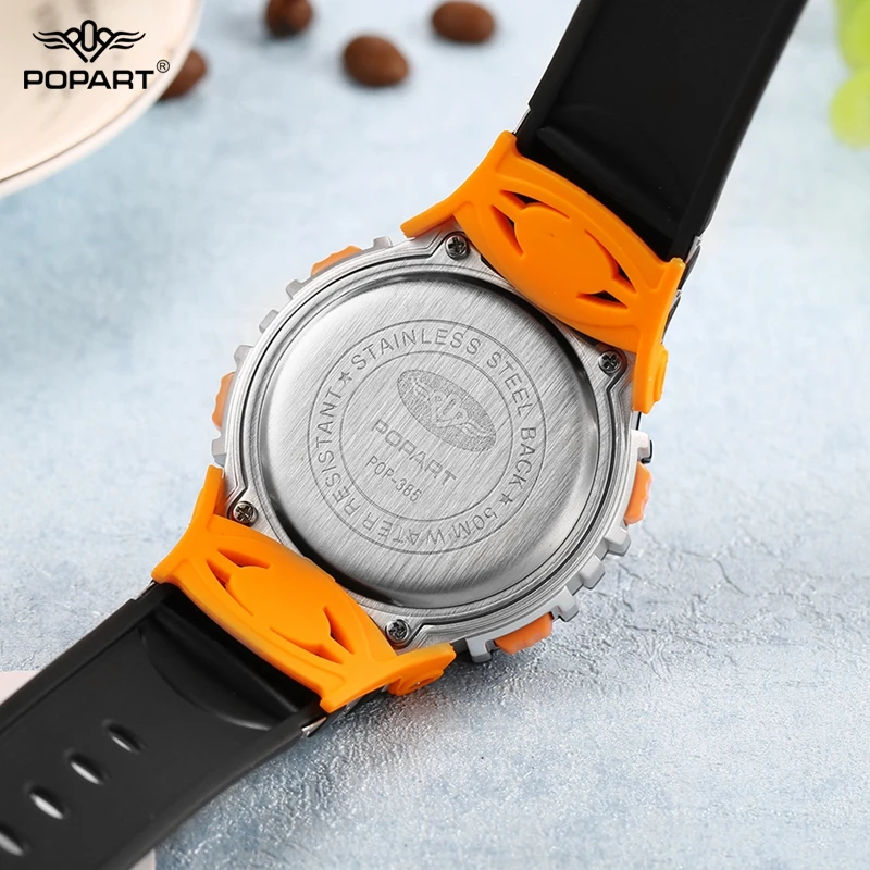 POPART, мужские электронные, светодиодный, цифровые часы, для спорта на открытом воздухе, водонепроницаемые, студенческие, наручные часы для женщин, Relojes Relogio Masculino
