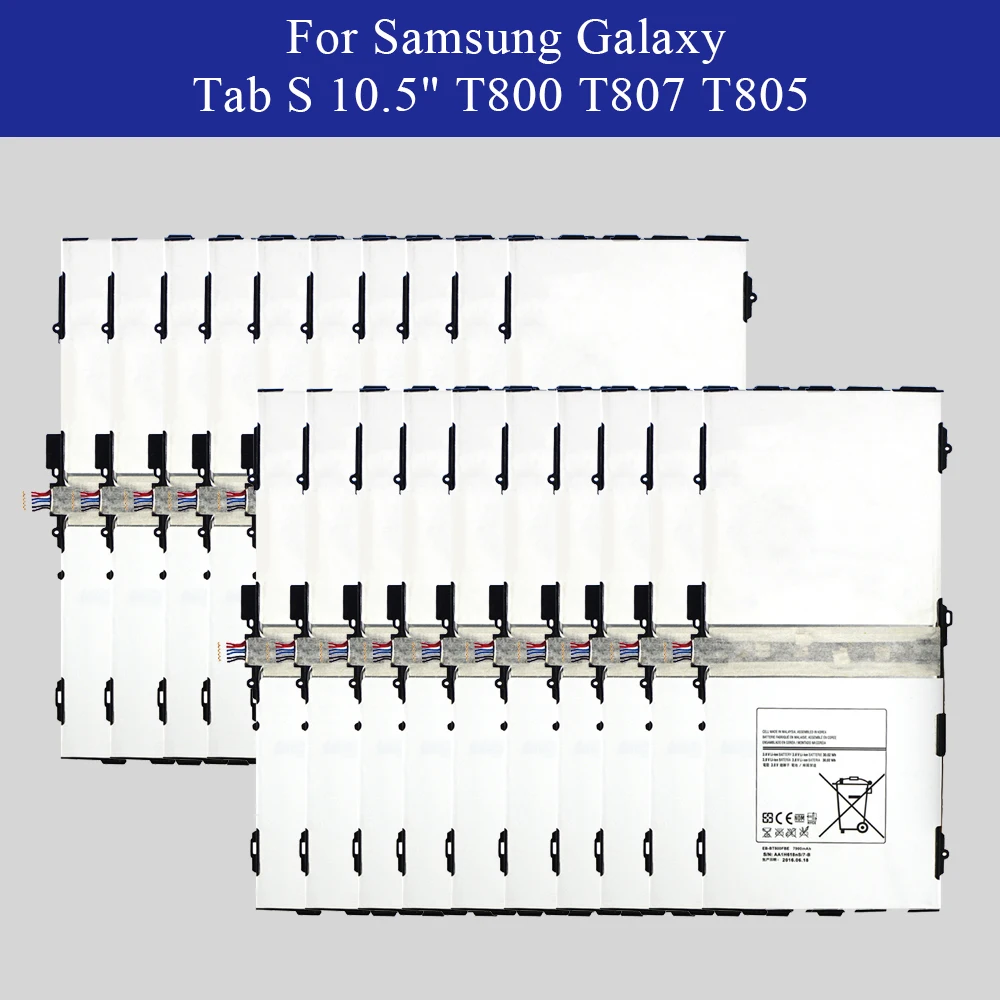 Аккумуляторы для Samsung Galaxy Tab S 10 5 дюйма 7900 мАч | Мобильные телефоны и аксессуары