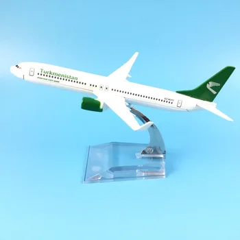 

FREE SHIPPING 16CM TURKMENISTAN 737-800 METAL ALLOY MODEL PLANE AIRCRAFT MODEL TOYS AIRPLANE BIRTHDAY GIFT collection