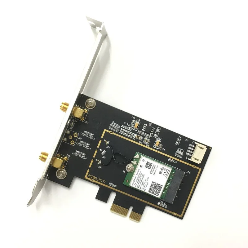 Двухдиапазонный игровой адаптер для Windows 10 PCI E 1x Беспроводной AC 9260 Intel 9260NGW 802.11ac 5