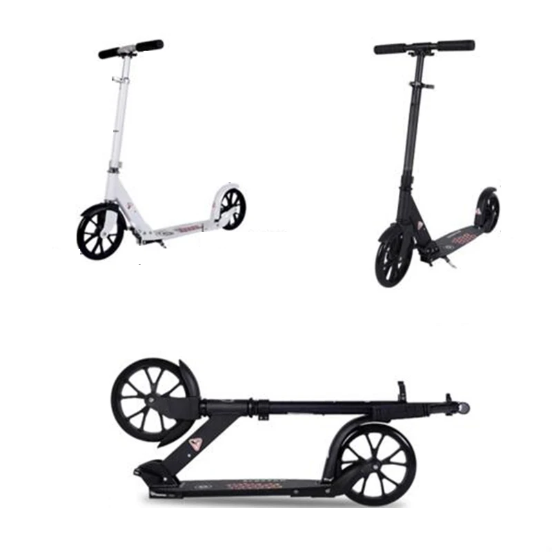 adultchildren kick scooter Foldable PU 2wheels bodybuilding all aluminum shock absorption urban campus transportation