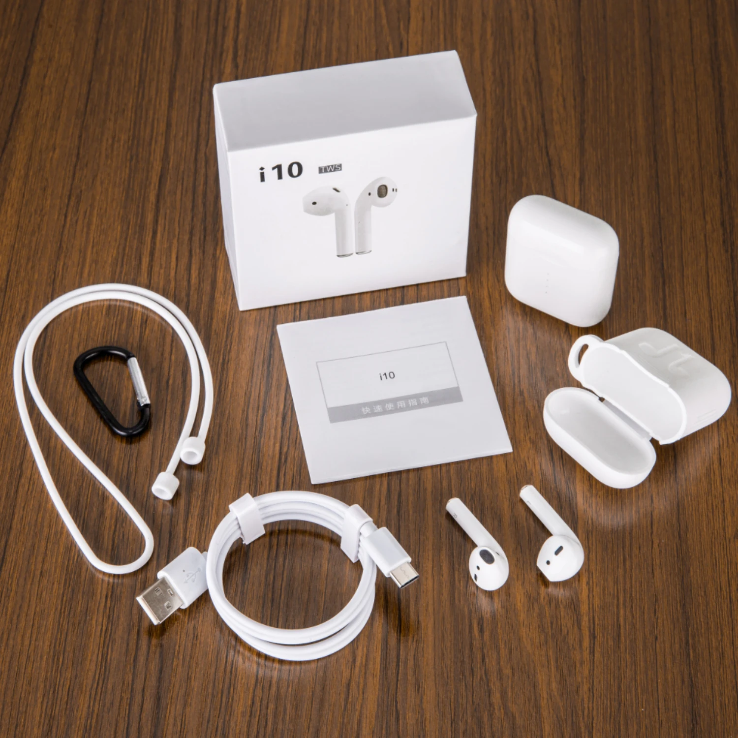 

original true i10 tws 1:1 Bluetooth Earphones Wireless headsets Bluetooth 5.0 Earbuds Touch control headset for iphone Android
