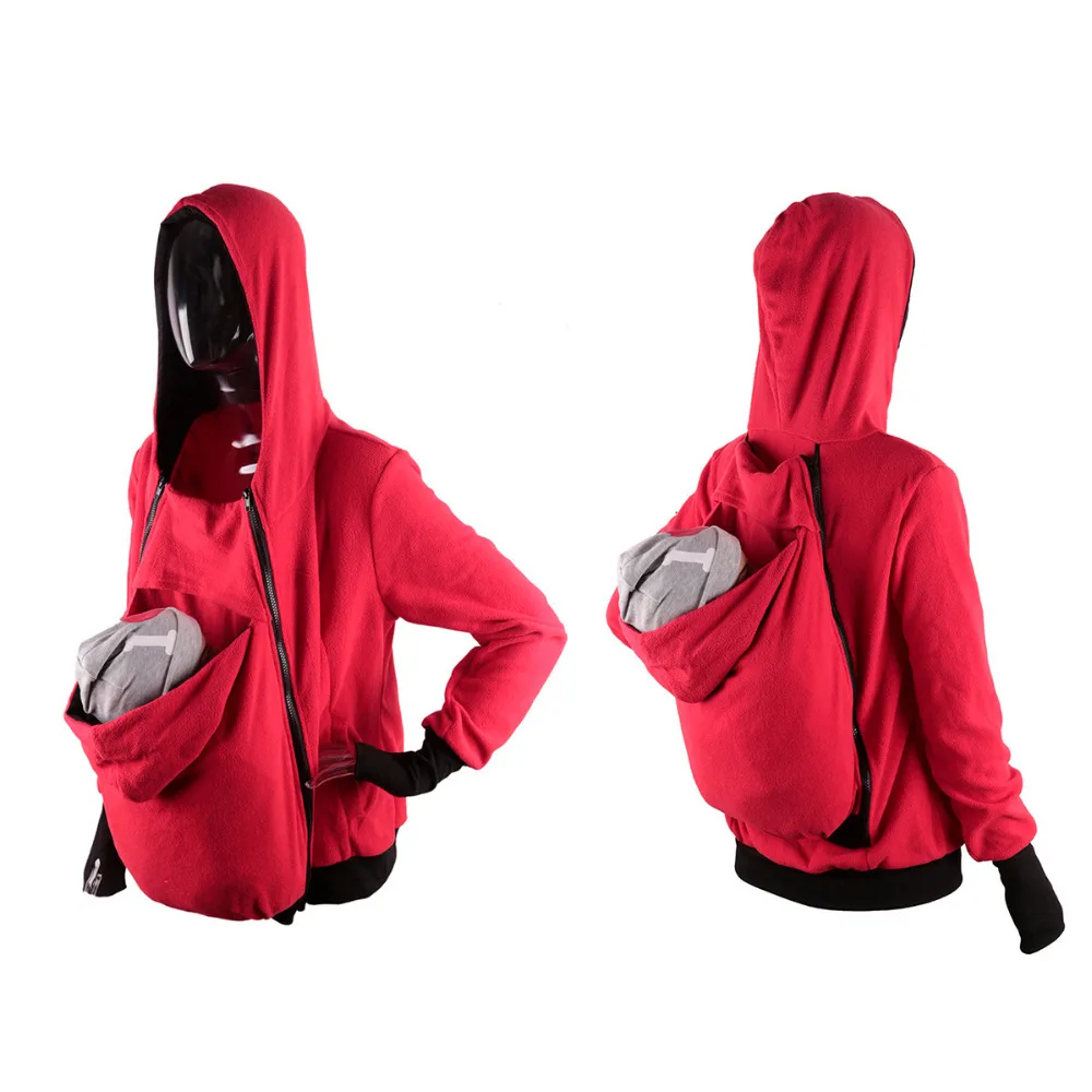 Hoodies Thickened Pregnancy Wool Baby Wearing Maternity Cusual Coat Women Hoodie Baby Carrier Outerwear Coat Pregnant Woman baby