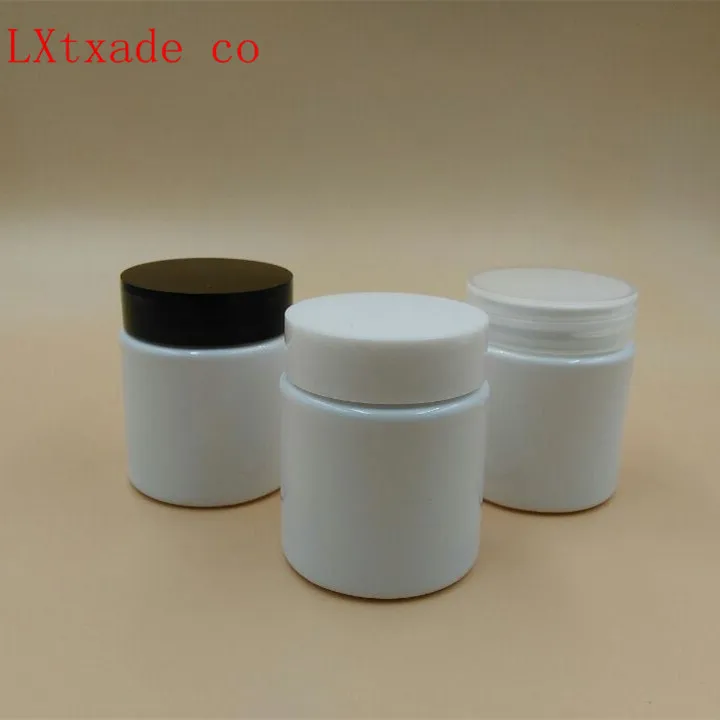 

50g/ml White Plastic Empty jars Bottle Wholesale Originales Refillable Lucifugal Empty Cosmetic Cream Sample jars Containers