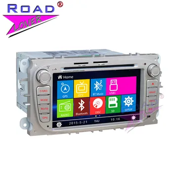 

TOPNAVI Wince 6.0 7inch Car Media Center DVD Auto Player For Ford Focus/Mondeo/S-MAX/Connec Two Din Stereo GPS Navi TFT