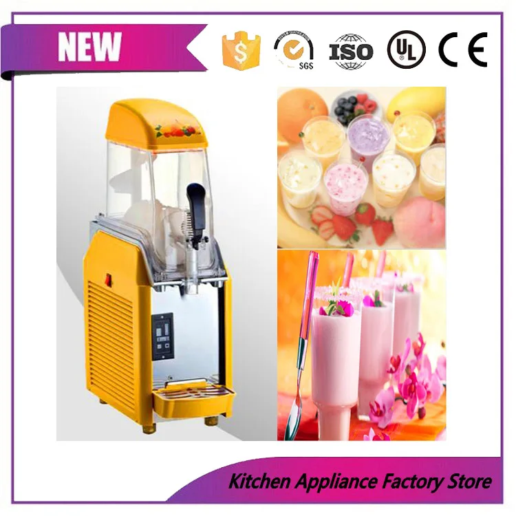 110V/220V 12L mini commerical slush machine one tank/frozen ice slush dispenser/snow melt
