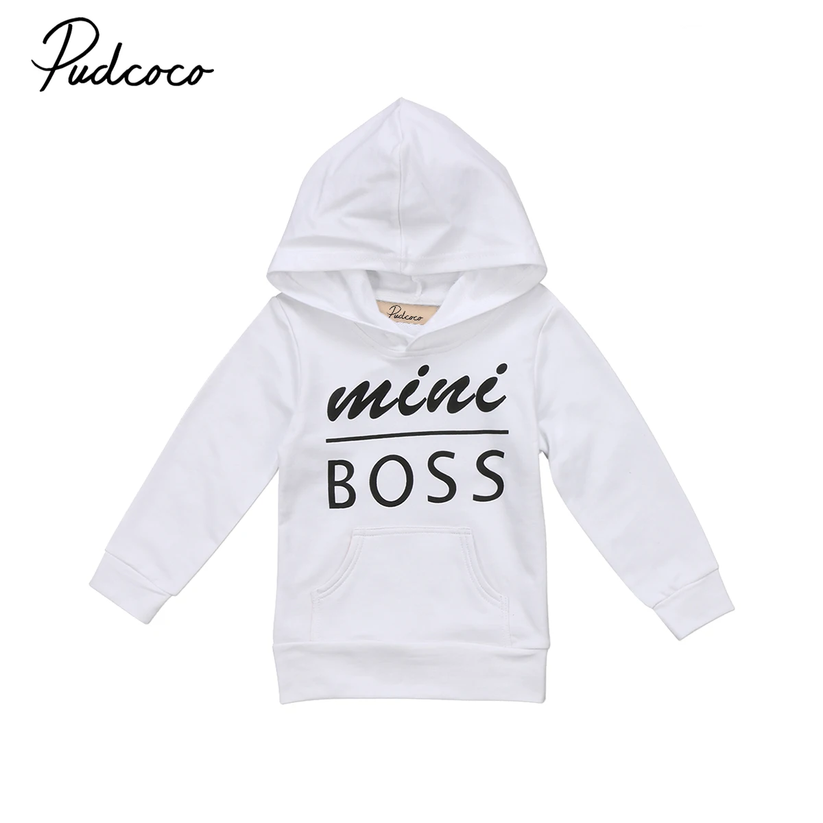 

Babies Letter Hooded Pocket T-shirt Casual Toddler Newborn Baby Boy Girl Hoodie Tops Hooded Sweatshirt Outdoor 0-5Y Clothing