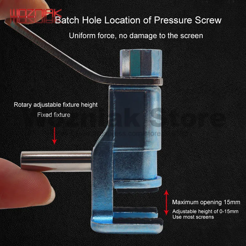 

Maintenance of Universal Mobile Phone LCD screen Screen-pressing clamp Light leakage fixed fixture for prying screen