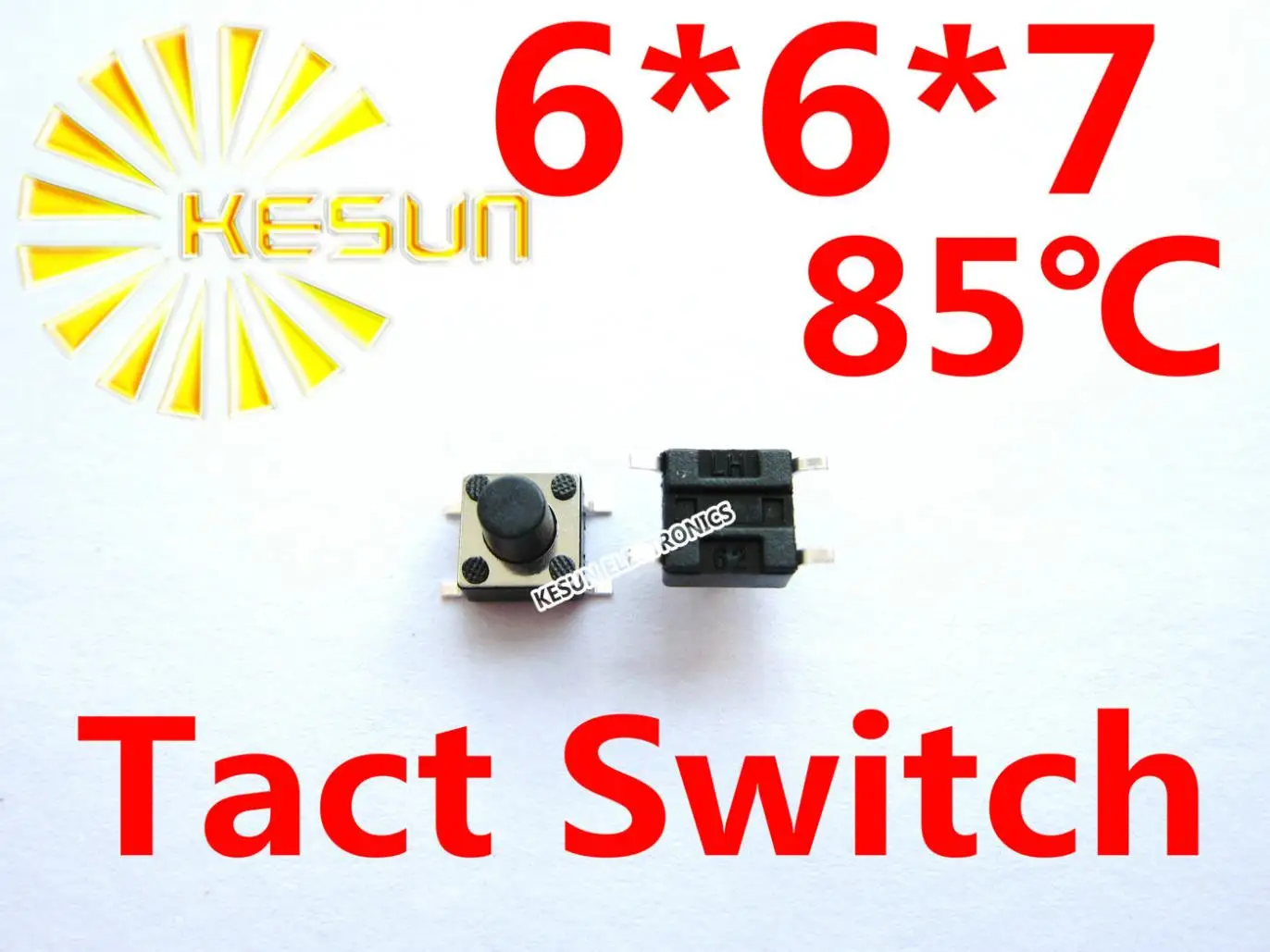 1000 шт. 6X6X7 SMD тактильный мини-кнопочный переключатель Микропереключатель