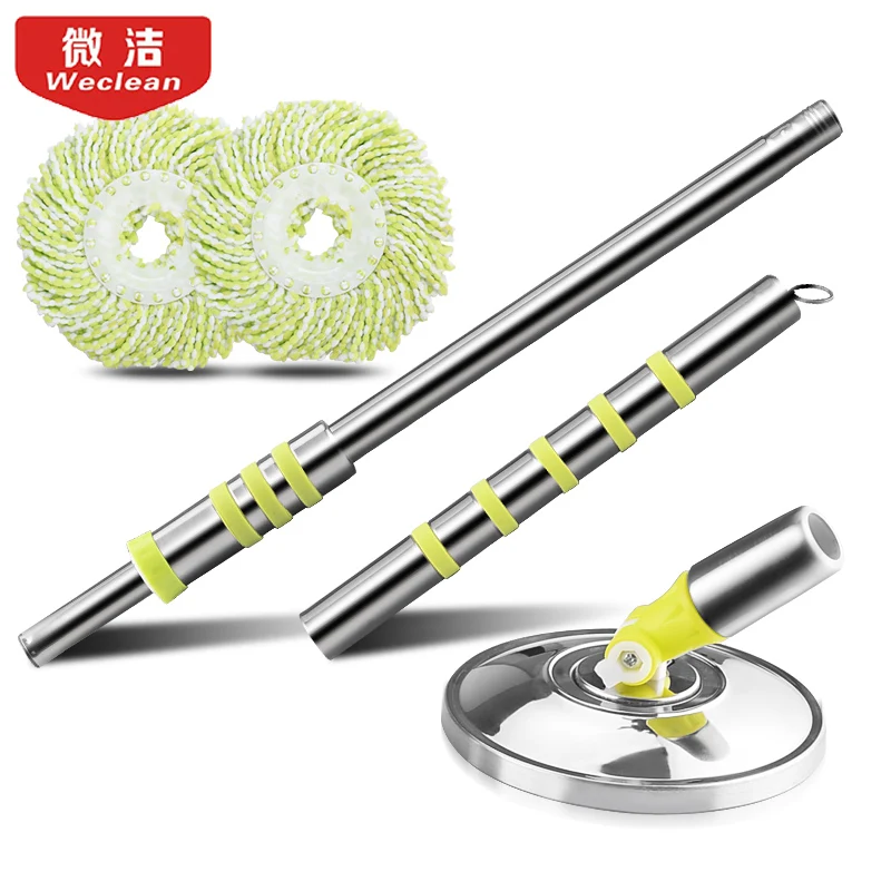 Online Boden Teleskop Mopp Haushalts Reinigung Werkzeuge 360 Grad Rotierenden Spin Mop Spinning Mops Edelstahl Kunststoff Mops