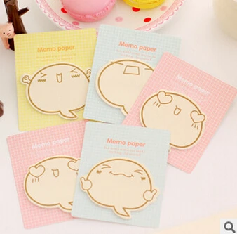 

Cute Big Face N Times Sticky Notes Memo Pad Paper Sticker Notepad Gift Stationery Escolar Papelaria