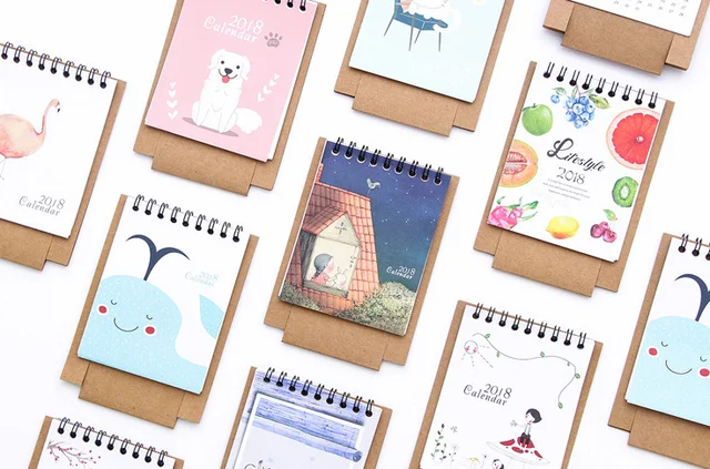 table calendars 2018