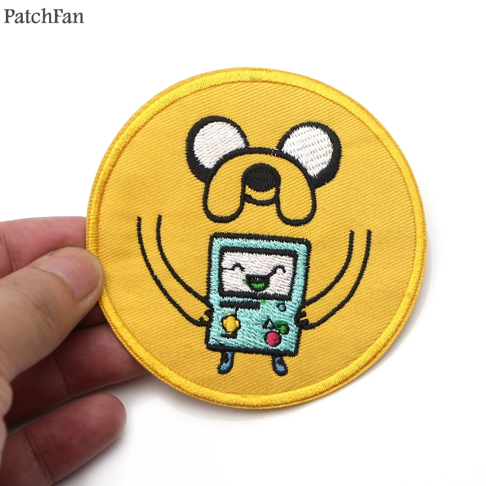 Patchfan Adventure time аппликация нашивки наклейки швейная сумка Джерси одежда para куртка значки железная футболка A0835