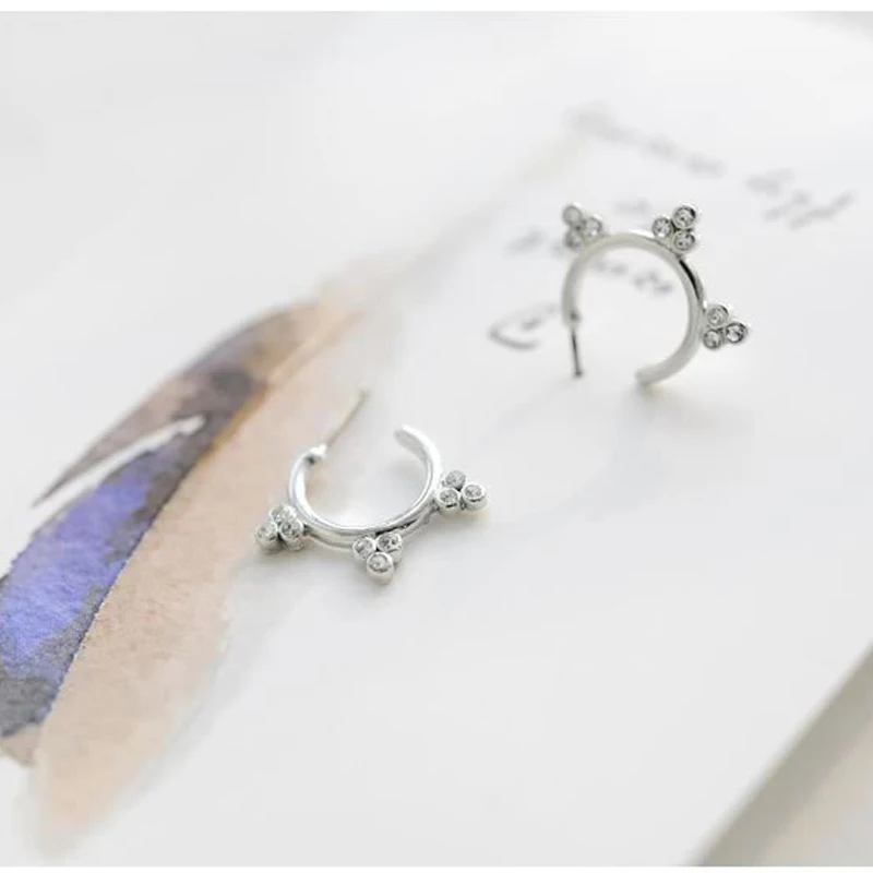 

Boho Gypsy Ethnic Vintage Silver Color Endless Circle Earrings Handmade Simple Tribal Totem Punk Hoop Earrings For Women Jewelry