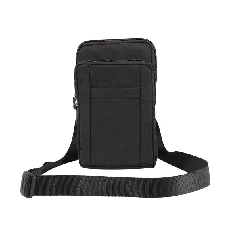 

7.0 inch Universal Wallet Bag Shoulder Bag Holster Accessory Case Bag Army Cover Climbing Waist Case Ring Mobile Phone JS0822