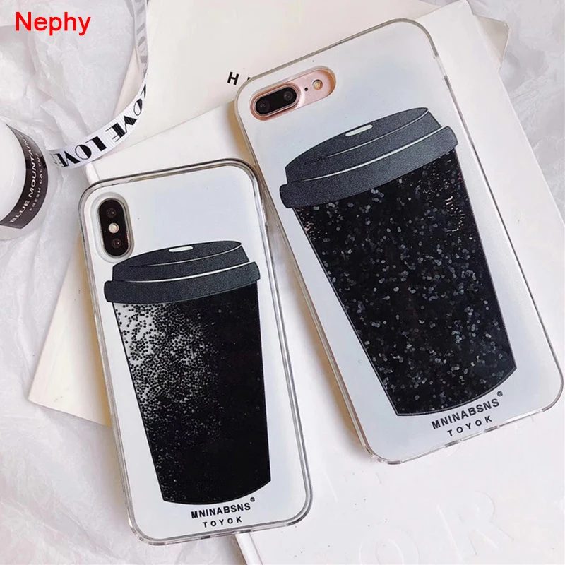 Nephy зыбучие пески телефон чехол для iPhone X 10 6s 7 8 Plus samsung Galaxy S7 край S8 S9 плюс Роскошный