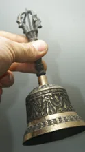 Chinesische von Tibetisch-buddhistische Gebet singen alten kupfer kupfer glocke, kostenlose lieferung