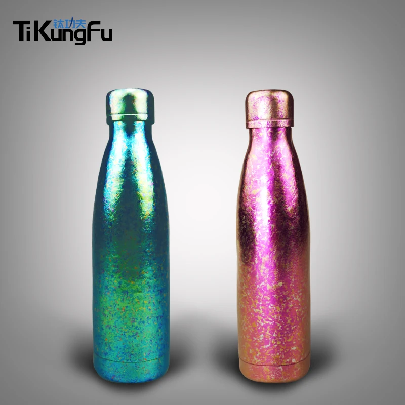 

Tikungfu Titanium Thermos Vacuum Bottle Flask 500 ml Outdoor Travel Fashion Portable Coke Bottle Cup Lover's Combo Free Shipping