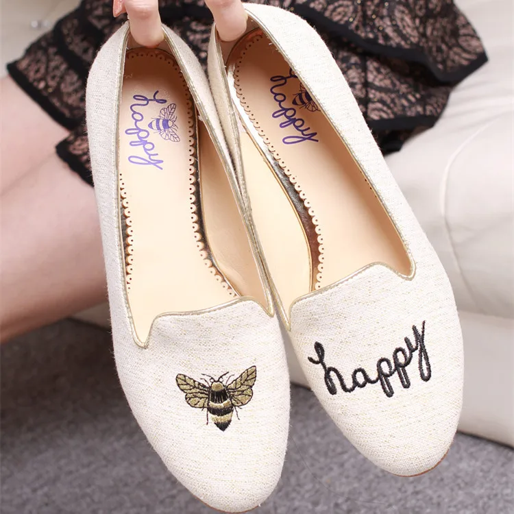 embroidered loafers womens