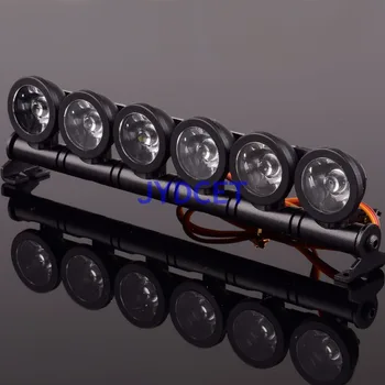 

AX-522 White Multi Function Ultra LED Light(6) Bar 5 Modes For RC 1/10 1/8 Car