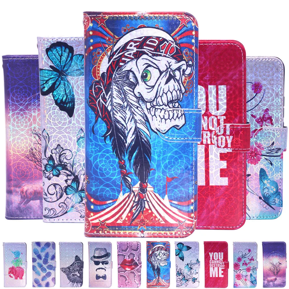 

3D Laser Flip Leather Wallet Stand Phone Case For XIAOMI Mi9 Redmi Note 7 Note 6 Pro 5 Plus Note 4X 6A 6 Pro Cover w/ Card Slots