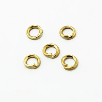 

0.5x3MM Approx 2200pcs/lot Open JUMP SPLIT Double Ring Connectors Jewelry Findings DH-FQA015-20, Yiwu