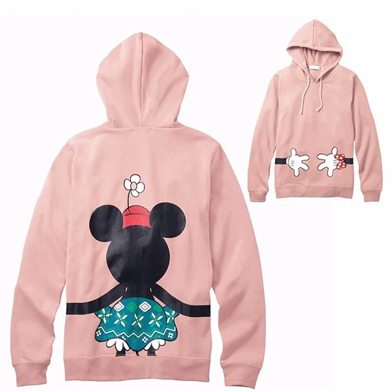 

LILIGIRL Dad Mommy and Me Hoodies Sweatshirts for Family Matching Tops Clothes Mickey Minnie Mother Daughter Clothing Outfits