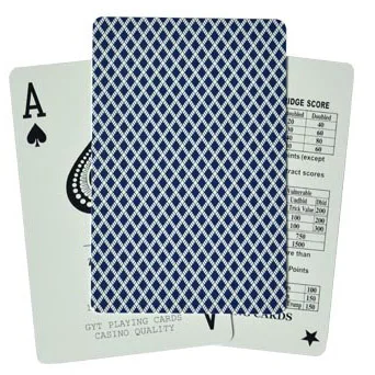 2 двухслойные карточные Игры покер техасский холдем Пластик ПВХ игральных карт покерные карты Водонепроницаемый с тусклой полировкой, ГИТ настольные игры - Цвет: NO688 BLUE