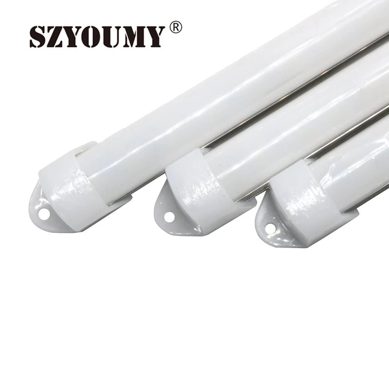 SZYOUMY Жесткая светодиодная лента 5630 SMD Холодный теплый белый жесткий бар 72 светодиоды светодиодный светильник корпус корпуса с крышкой DHL 100