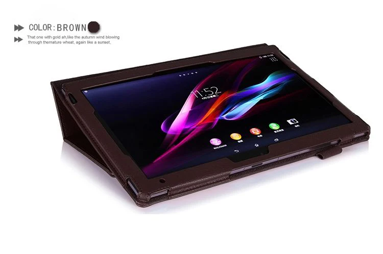 Флип-чехол из искусственной кожи для планшета sony Xperia Tablet Z Z1 10," SGP311 SGP312 SGP321 защитные кейсы-оболочки