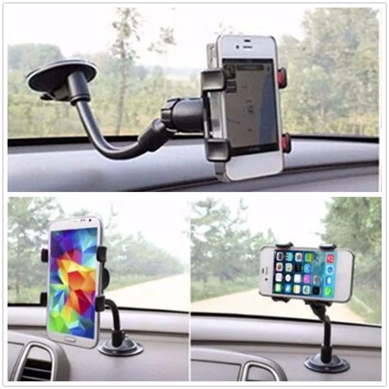 Universal Flexible Car Windshield Dashboard Suction Mount For Phone