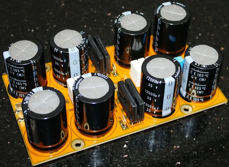 8 PCS 35V12000UF Capacitors 50A rectifier bridge Dual power supply CRC