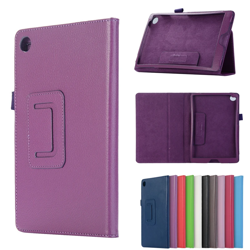 Litchi Luxury Stand Flip Case for Huawei MediaPad M5 8.4 inch SHT W09