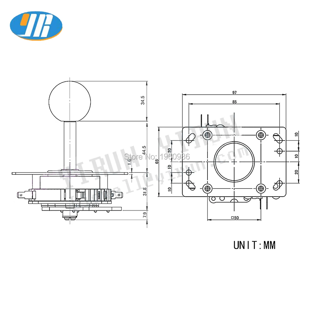 Arcade Joystick Dimensions